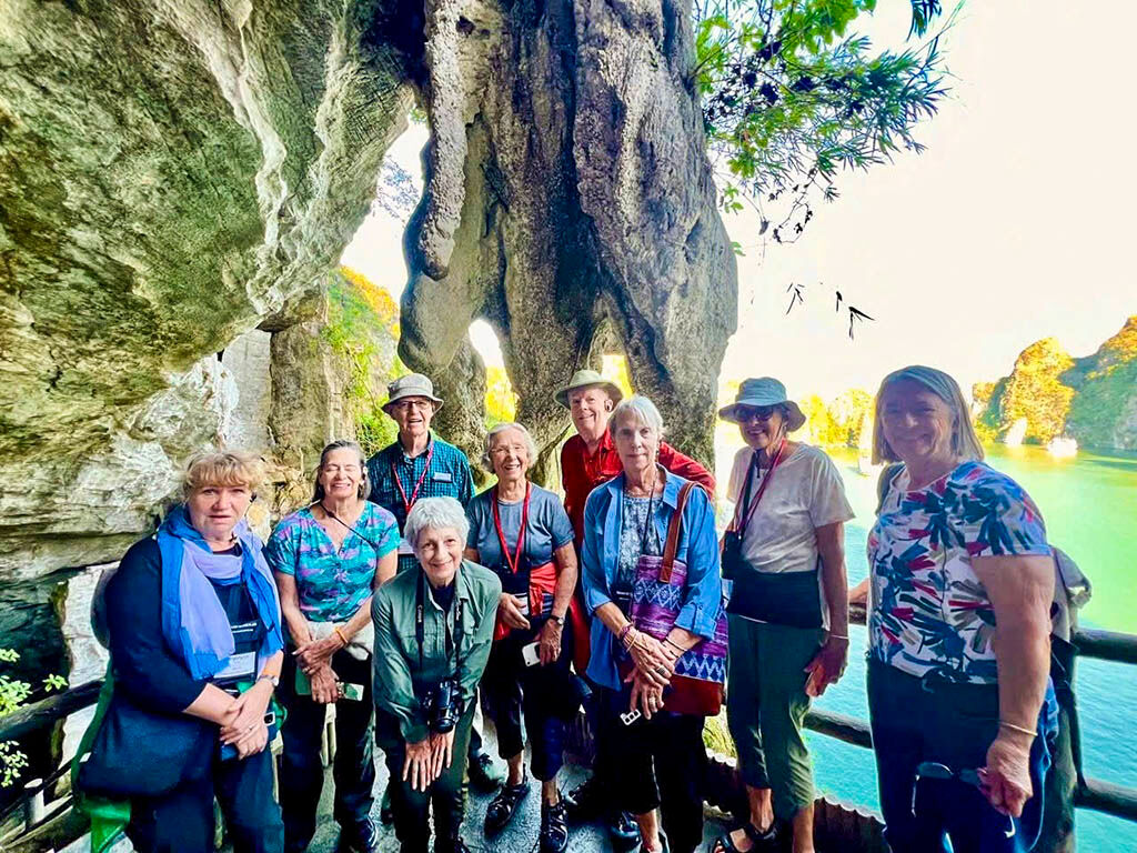 Climb for panoramic vistas of emerald waters